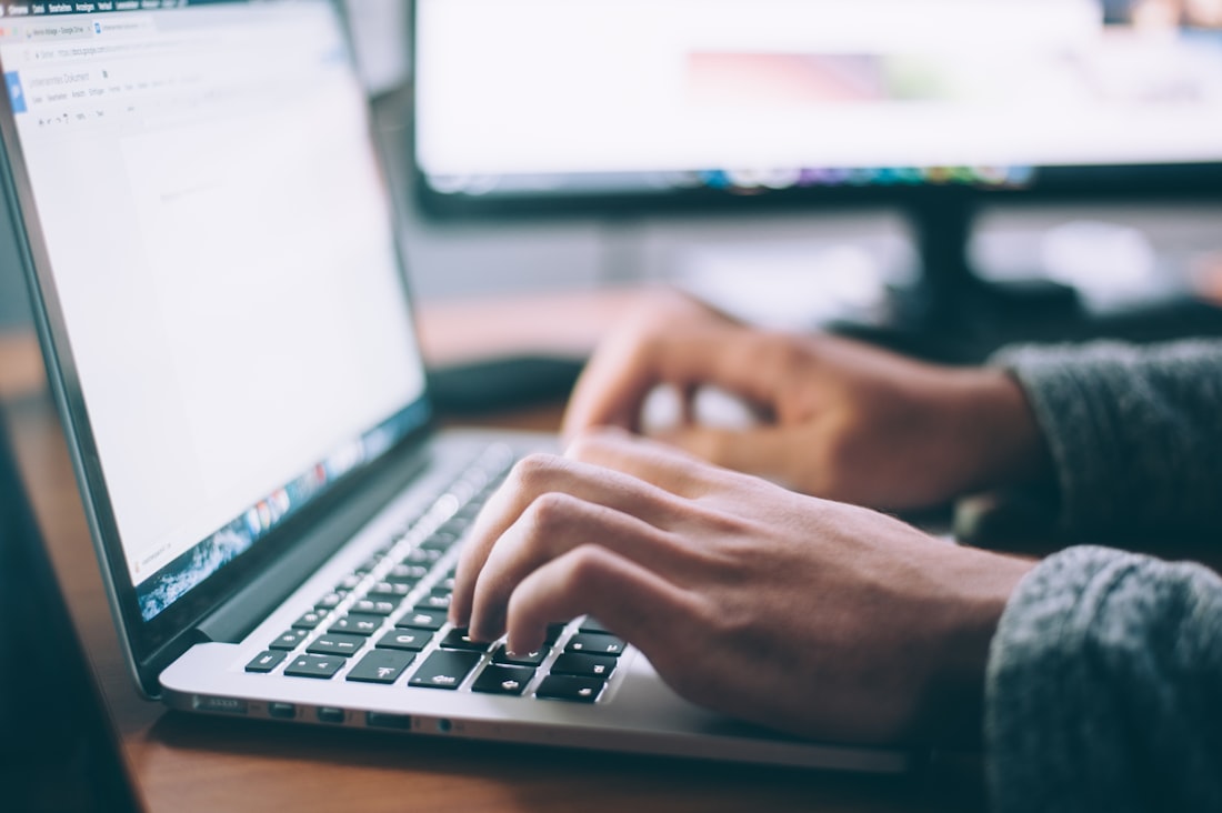 Developer working on a content platform